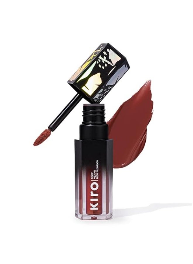 كيرو أحمر شفاه سائل ناعم غير لامع من كيرو فيلفيت سوفليه - لون جوزة الطيب الغني، 5 مل | تركيبة موس مرطبة وخفيفة الوزن | لون غني، لمسة نهائية غير لامعة تدوم طويلاً - Image 1